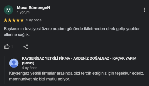 kayseri talas doğalgaz kombi şofben tesisat tamirat, kayserigaz yetkili firma